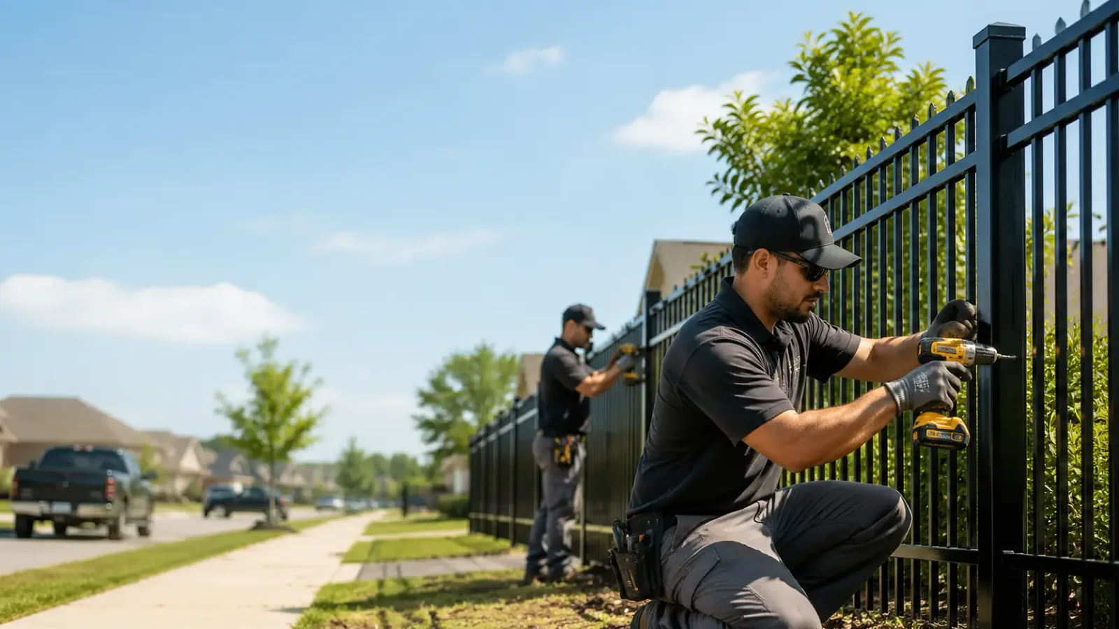 Metal Fence Installation in New Edinburg, AR